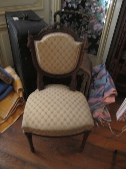 a Napoleon III bar chair