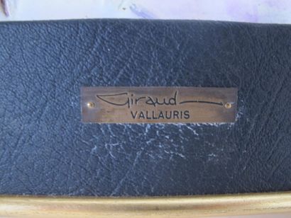 VALLAURIS

Ceramic plate with polychrome...