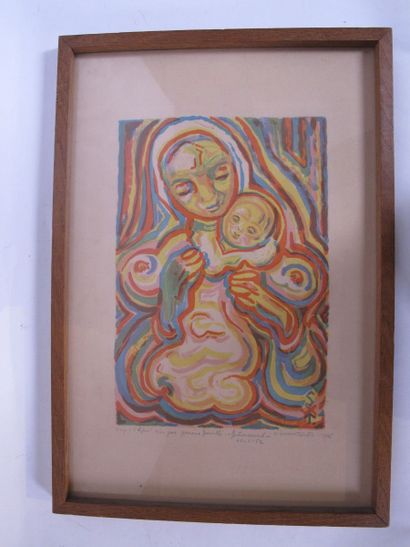 TOURTE Suzanne

Virgin and Child

Lithograph...