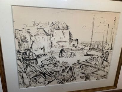 CENOST, A. (20th Century)

View of a harbour...