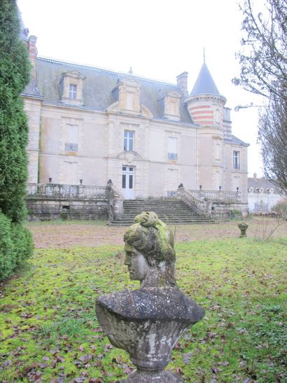 According to the antique

Female bust in...