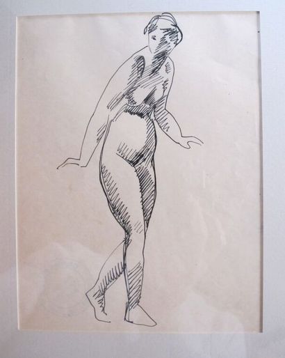 KVAPIL Charles (1884-1958)

Standing Nude

Ink,...