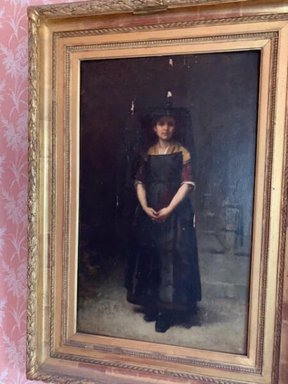 French school of the end of the 19th century

Portrait...