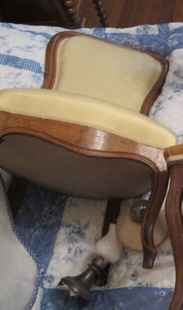 Louis XV style chair in moulded wood