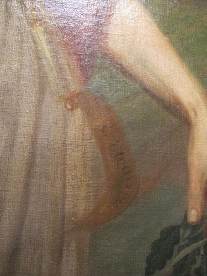 Modern School

Druid or draped woman crowned...