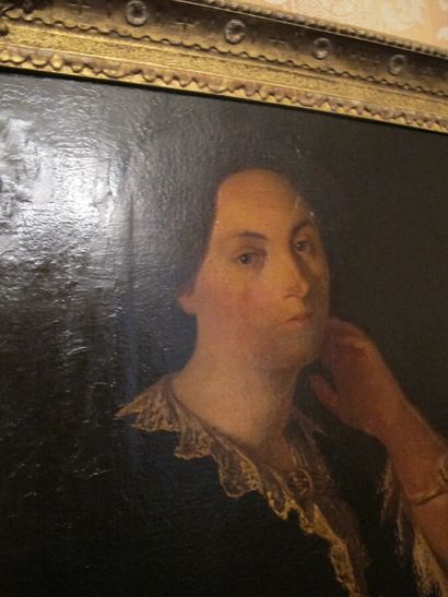 19th century school

Woman, seated

Oil on...