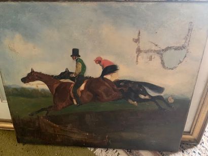 Nineteenth century school

Two men on horseback...