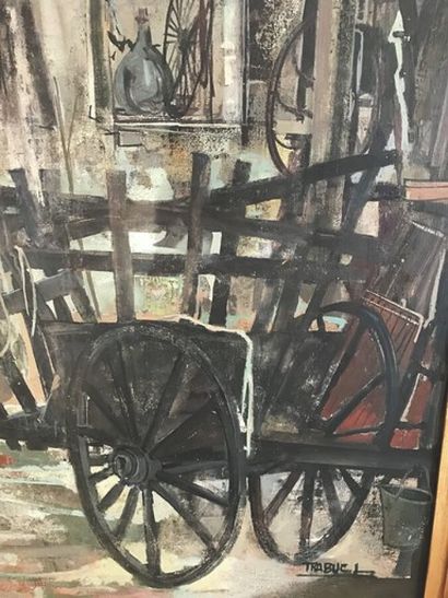 TRABUC Louis (1928-2008)

The Provençal cart

Oil...