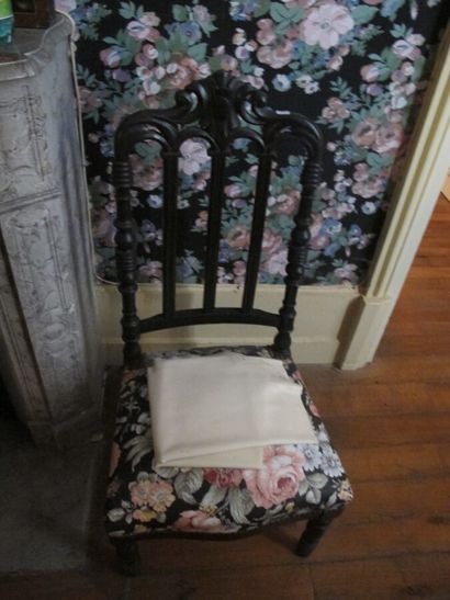 a Napoleon III bar chair