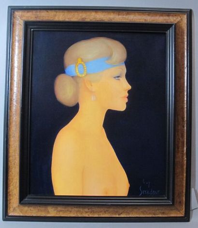 SERADOUR Guy (1922-2007)

Portrait de femme

Huile...