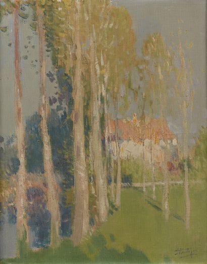 MONTEZIN Pierre Eugène (1874-1946)

Les peupliers

Huile...