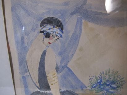 LEPAPE Georges (1887-1971)

Elégante au bouquet...