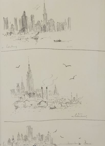 HAMBOURG André (1909- 1999)

Autour de Manhattan

Trois...