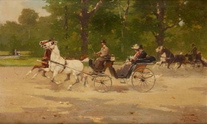 TOMINZ Alfredo (1854-1936)

Course en calèche...