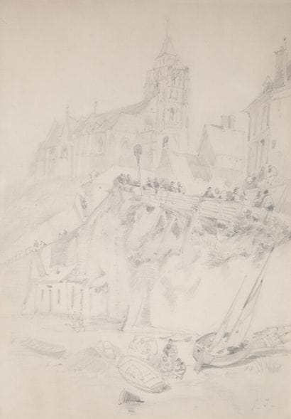 ISABEY Eugène (1804-1886)

Le Tréport, L'Eglise...