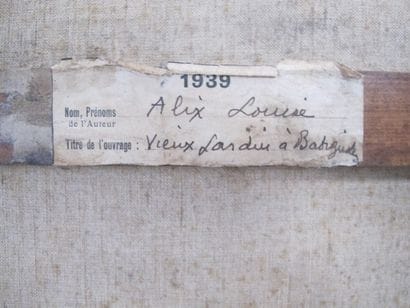 ALIX Louise (1888-1980)

Les Batignolles,...