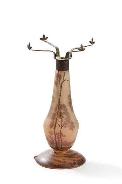 DAUM Nancy

Pied de lampe de forme balustre...