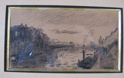 LEBOURG Albert (1848-1928)

Péniche à quai

Dessin...