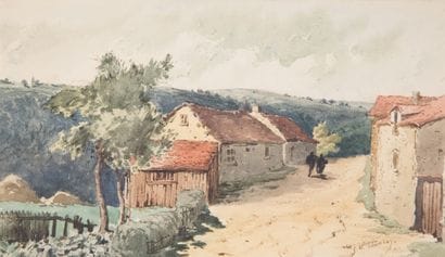 THORNLEY William (1857-1935)

Chemin de village...