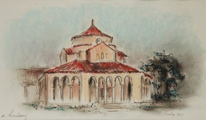 HAMBOURG André (1909- 1999)

Eglise Santa...