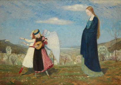 CASPAR Karl (1879-1956)

Marie cheminant...