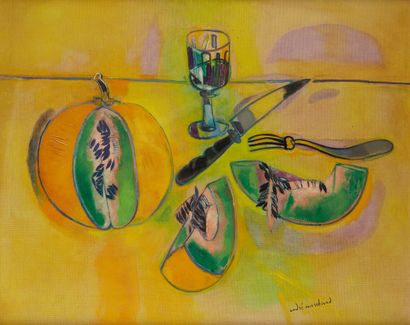 MARCHAND André (1907-1997)

Le melon en tranches

Huile...