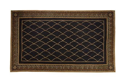Tapis d'Aubusson rehaussé de fils métalliques...