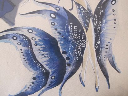 DE ZAMORA José (1889-1971)

Femme papillon,...