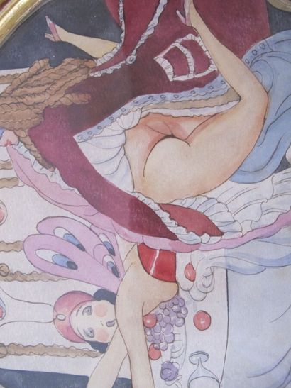 WEGENER Gerda (1885-1940)

Scène de banquet...