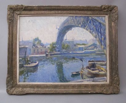 PAVIL Elie Anatole (1873-1948)

Le pont 

Huile...