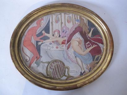 WEGENER Gerda (1885-1940)

Scène de banquet...