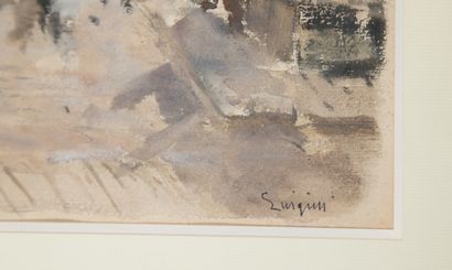 LUIGINI Ferdinand (1870-1943)

Rue animée...