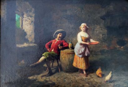 INNOCENTI Camillo (1871-1961)

Scène de taverne

Huile...