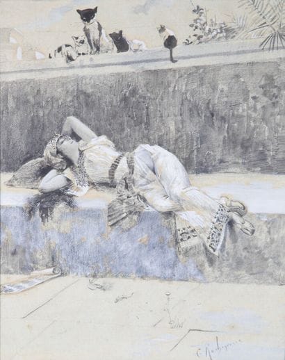 ROCHEGROSSE Georges (1859-1938)

L'odalisque...