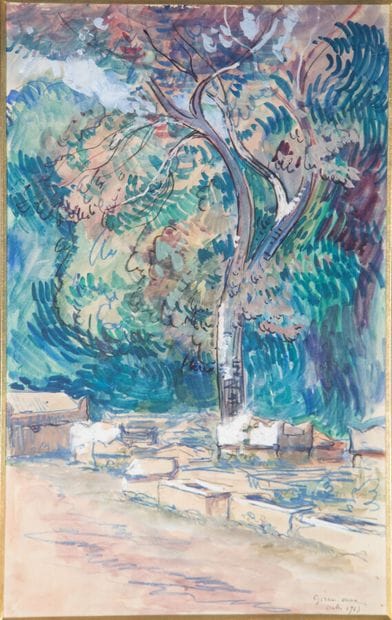 GIRAN-MAX Léon (1867-1927)

Les Alyscamps,...