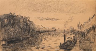 LEBOURG Albert (1848-1928)

Péniche à quai

Dessin...