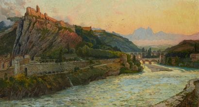 NOZAL Alexandre (1852-1929)

Vue de Sisteron

Huile...
