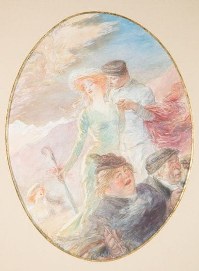 LEANDRE Charles (1862-1935)

Les amoureux,...