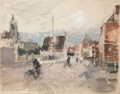 LUIGINI Ferdinand (1870-1943)

Rue animée...