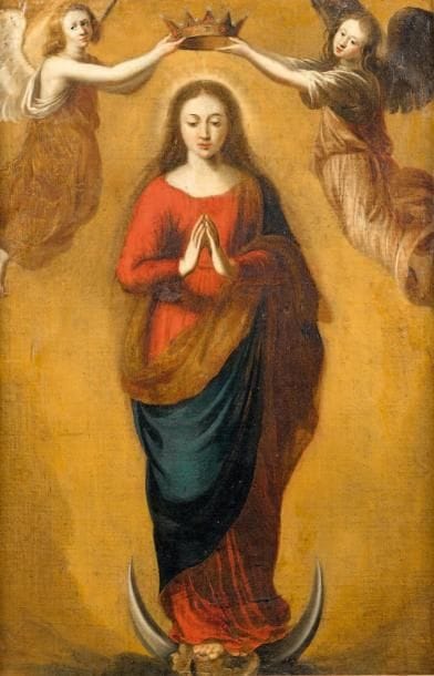 École française du XVIIe siècle
« Vierge...