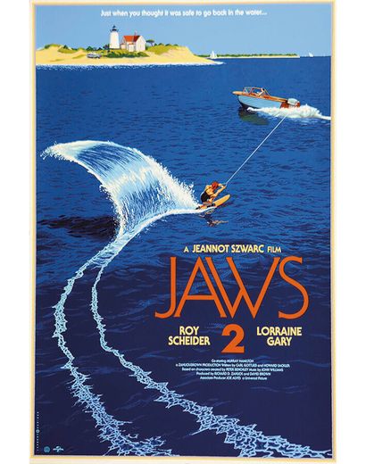 Jaws 2 Silkscreen Numbered 273/425 by Laurent...