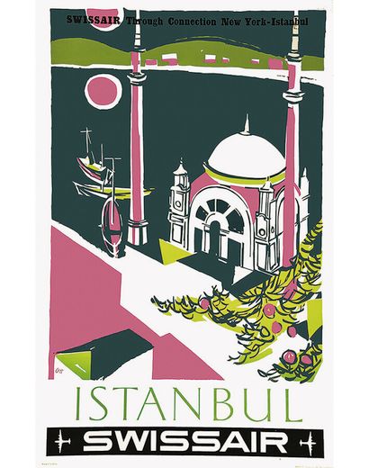 Istanbul Swissair Througn connection New...
