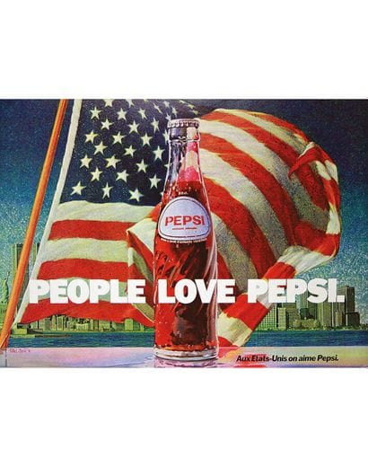 In the United States We Love Pepsi People...