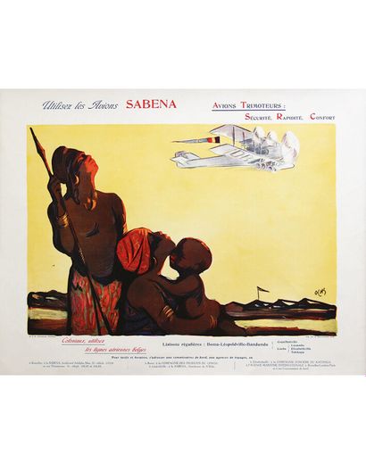 Sabena Coloniaux, using Belgian Airlines...