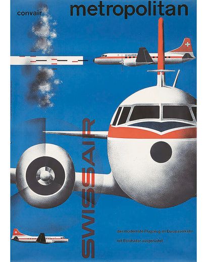 Swissair - Metropolitan Convair Very rare...
