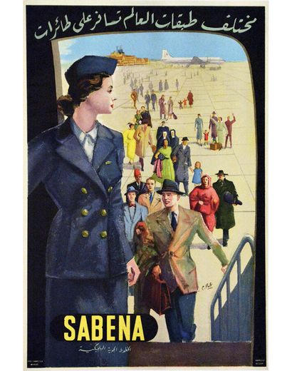 Sabena in Arabic around 1950

PUB C.

Limsmô...