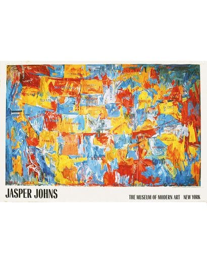 Map of The USA Jasper Jonhs Museum Of Modern...
