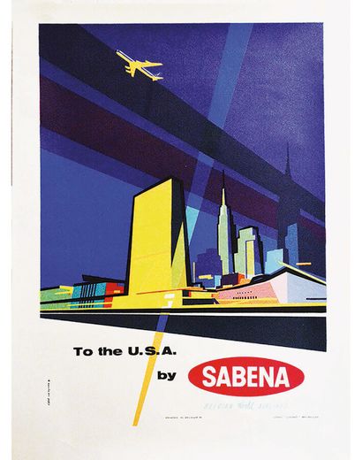 USA To USA by Sabena ca. 1960

VAN DEN EYNDE...