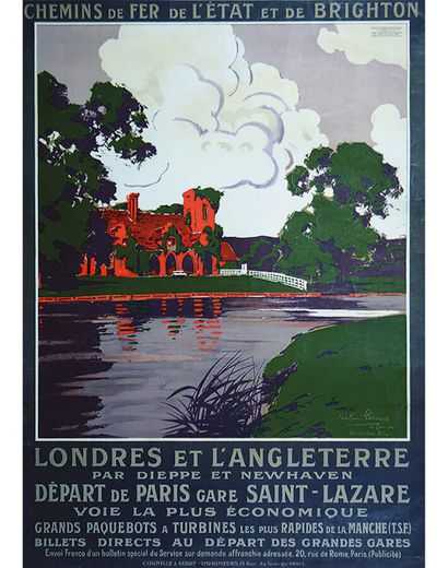 Londres La Tamise & L'Angleterre par Dieppe...