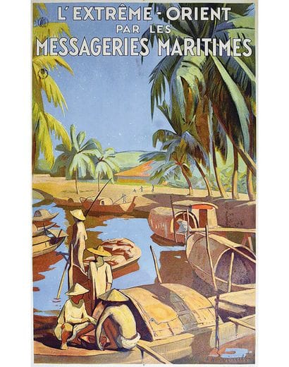 The Far East by Les Messageries Maritimes...